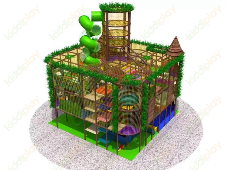 Kids Indoor Jungle Series Soft Play Area Equipment for Sale