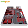 Trampoline with Large Foam Blocks,delicate Color Large Foam Pit Indoor Trampoline From China