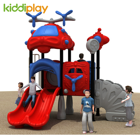 Plastic slide toy playground, commerce outdoor playground slides for sale
