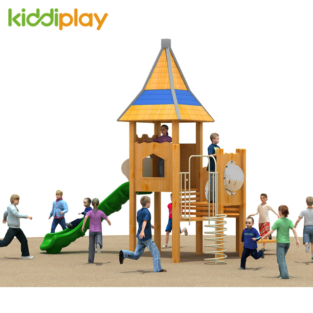 Wooden Series Small Outdoor Playground for Children Game