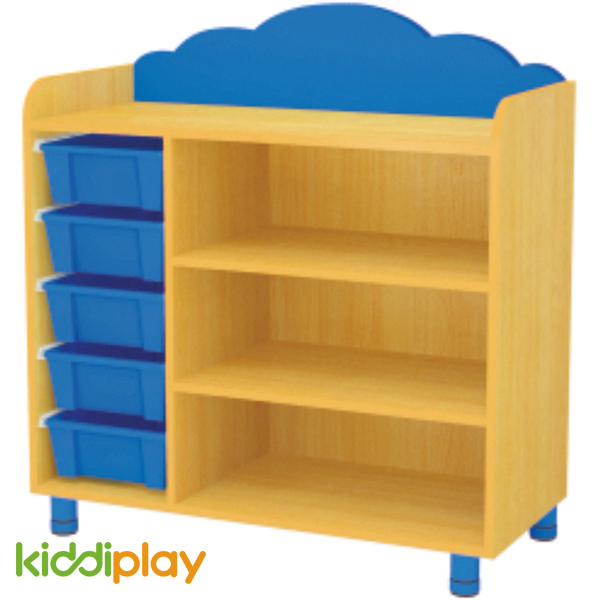 Children Furniture Wooden Storage Cabinet
