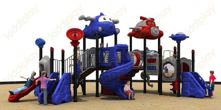 CE Certificated Kids Airport Series Best Price Children Playground Outdoor Slide