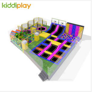 How much space do you need for an indoor trampoline park?