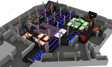 Commercial Bounce Indoor Trampoline Park