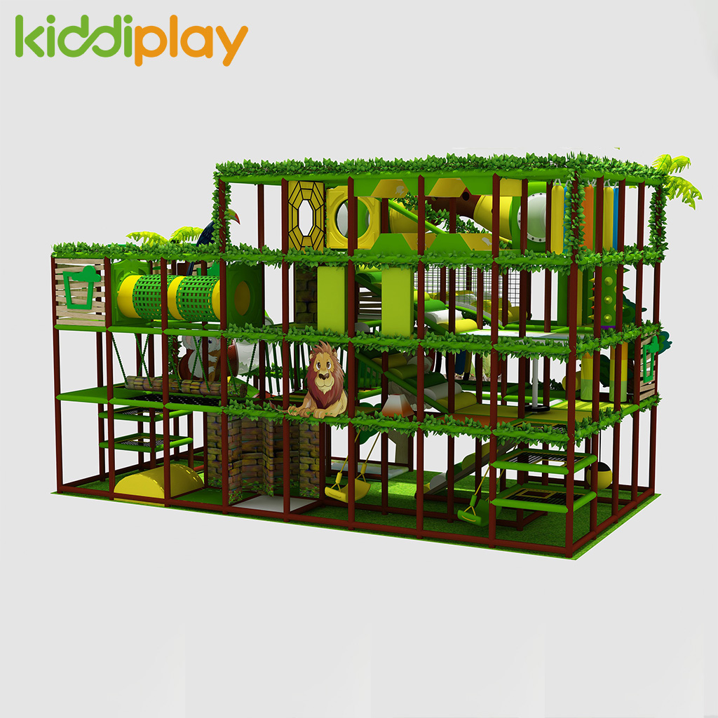 High Quality Small Set Forest Theme Kids Indoor Playground for Fun