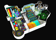 Commercial Indoor Trampoline Park with Indoor Playground Equipment