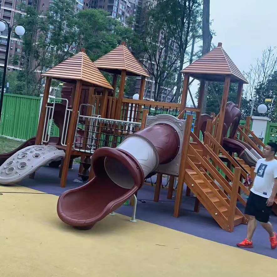 outdoor playground installed in RUIAN