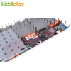 KD11050B New Arrival And Large Indoor Trampoline Park with Spider Tower Zip Line Parkour