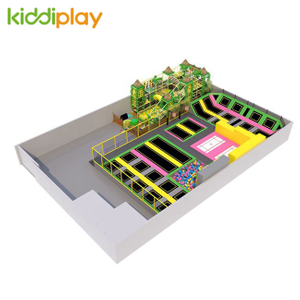 KD11052B Naughty Castle Professional And Free Jump Center Children Big Indoor Trampoline Park