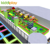 KD11059A large Trampoline Park With building blocks center maze trampoline