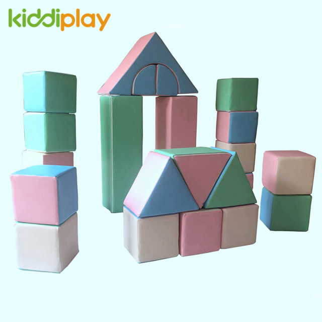 Happy Indoor Toddler Play Soft Color Toy Building Blocks for Kids Education Playground