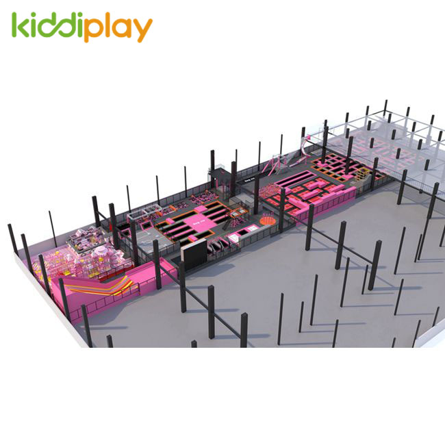 KD11050A New Arrival And Large Indoor Trampoline Park