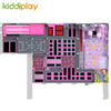 KD11051C Large And Hot Sale Free Jump Trampoline Play Center with Block Building
