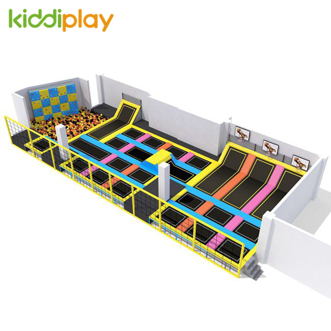 KD11076A Large Free And Professional Jumping Area Trampoline Park Center