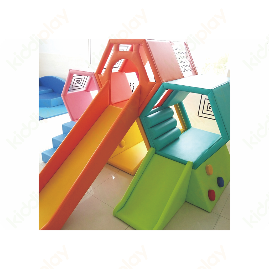 Colorful Children's Indoor Honeycomb Nest Slide Combination Soft Indoor Playground