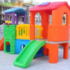 Garden Play Toy Children Plastic Playground Slide And Swing Equipment