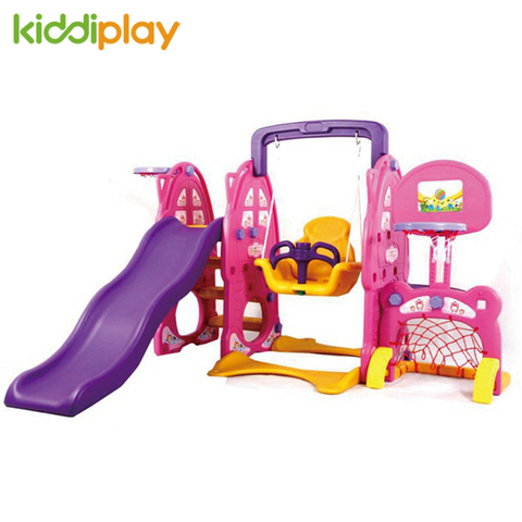 Hot Selling Outdoor Play Toy LLDPE Kids Slide And Swing 