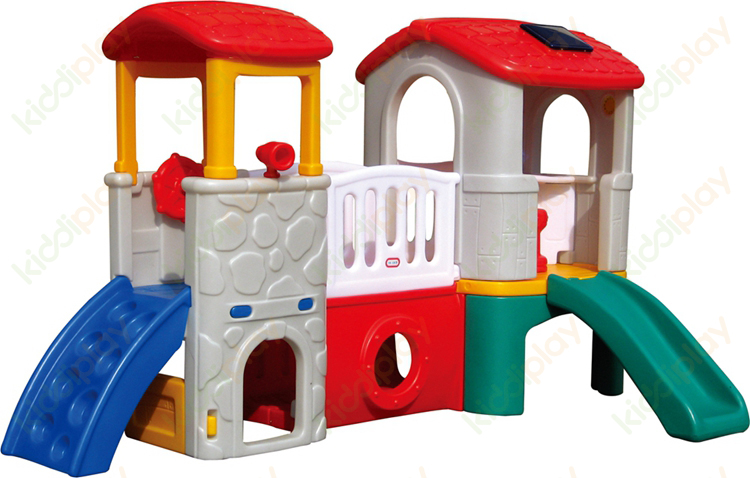 Garden Play Toy Children Plastic Playground Slide And Swing Equipment
