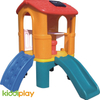Garden Small Children Plastic Play Toy Slide And Swing