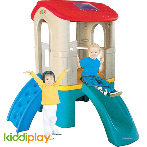 Garden Small Children Plastic Play Toy Slide And Swing