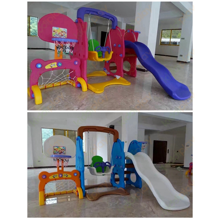 Hot Selling Outdoor Play Toy LLDPE Kids Slide And Swing 